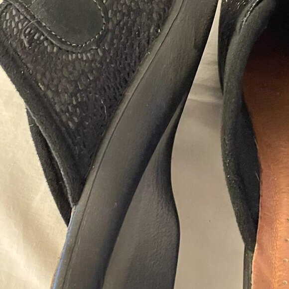 Flexus By Spring Step Italy Vera Pelle Slip On Slides Size - 9.5-10 USA. Black - Picture 4 of 11